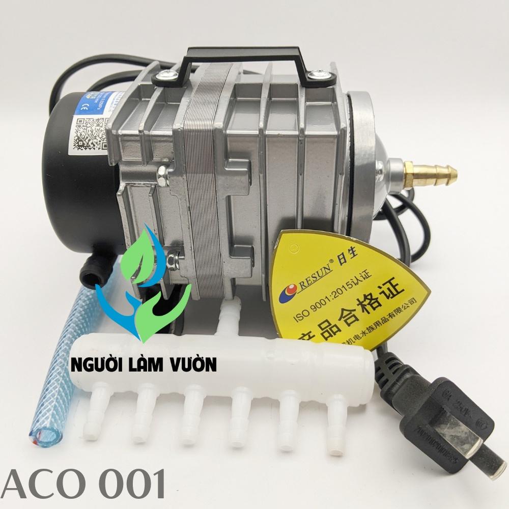 Máy bơm oxy hồ cá - Máy thổi oxy RESUN ACO - 001 - 18W dùng cho hồ cá, hồ Koi