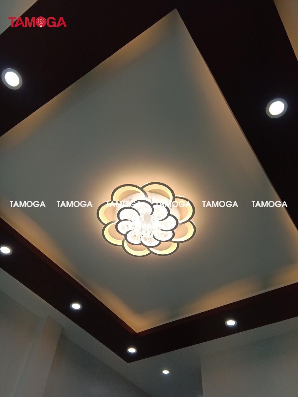 Đèn ốp trần trang trí pha lê hình đám mây TAMOGA YEZA 2881