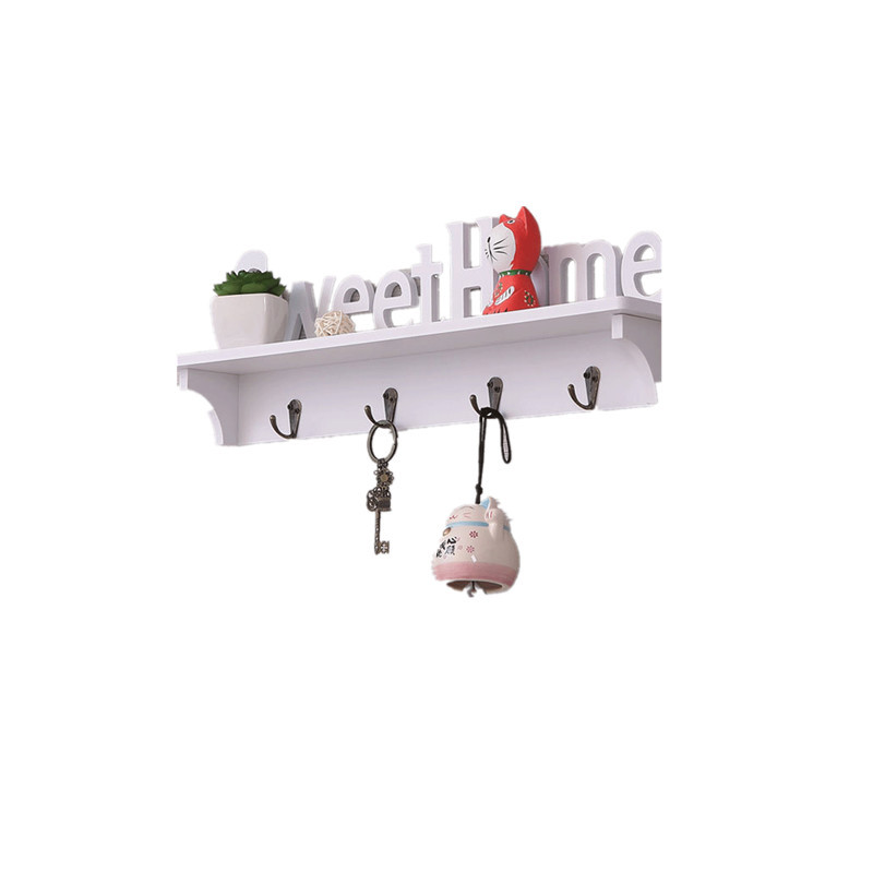 Kệ Trang Trí Treo Tường Có 4 Móc SweetHome