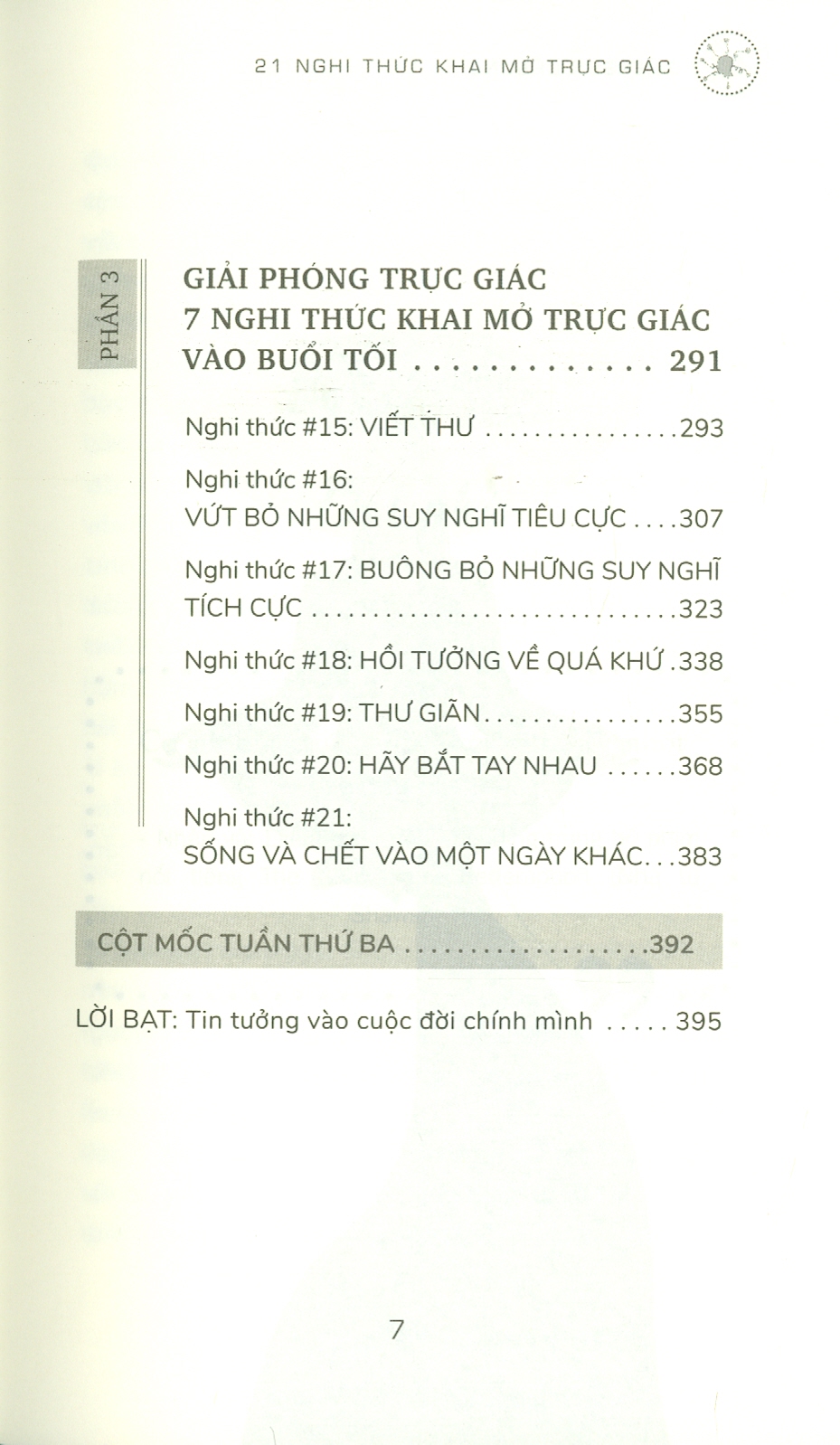 21 NGHI THỨC KHAI MỞ TRỰC GIÁC