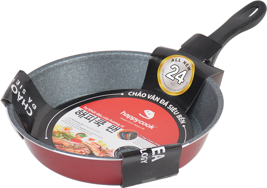 CHẢO VÂN ĐÁ BẾP TỪ HAPPYCOOK CDD-24IH - Hàng chính hãng