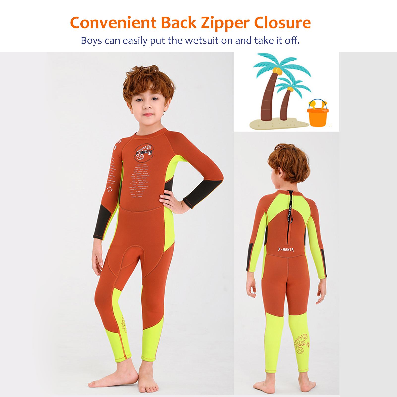 Bộ đồ bơi, lặn biển dài tay một mảnh cho bé trai