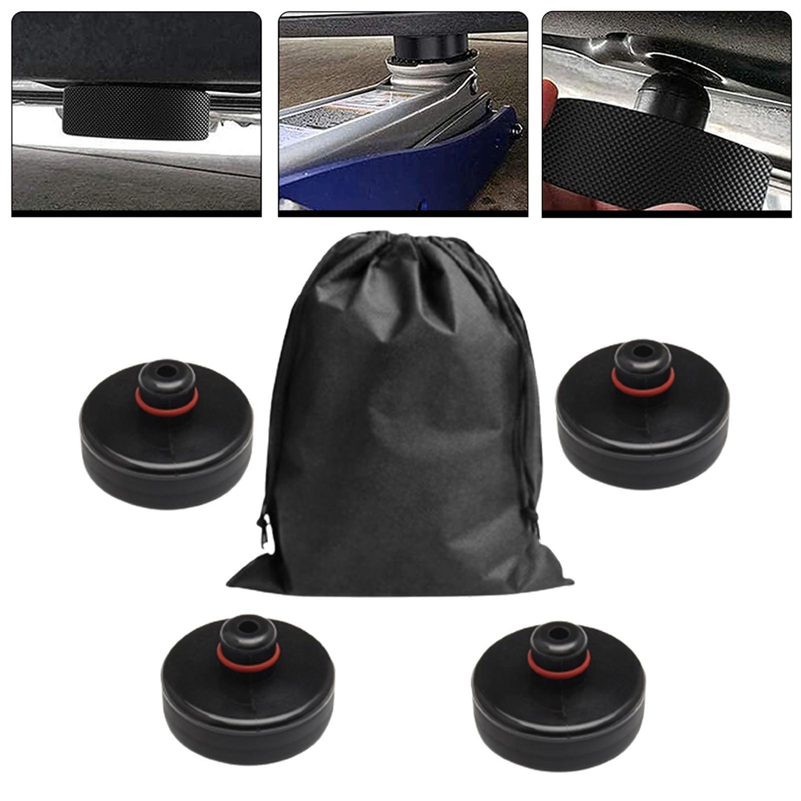 4x Jack Rubber Pad Jacking Adapter Lifting Frame Protector Replaces for   High Reliability Repair Part Car Accessories Premium
