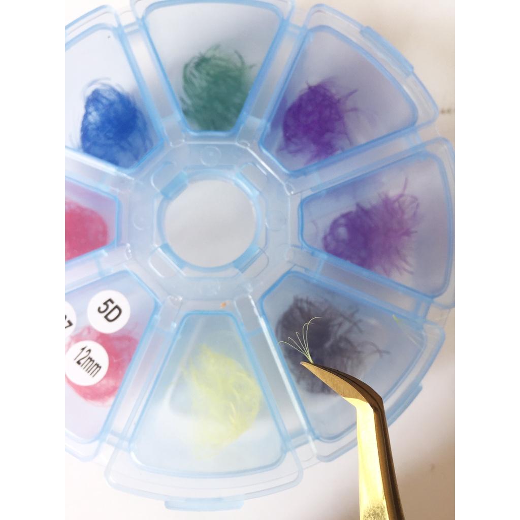MI FAN 5D MIX MÀU _Dụng Cụ Nối Mi Mr Tuấn