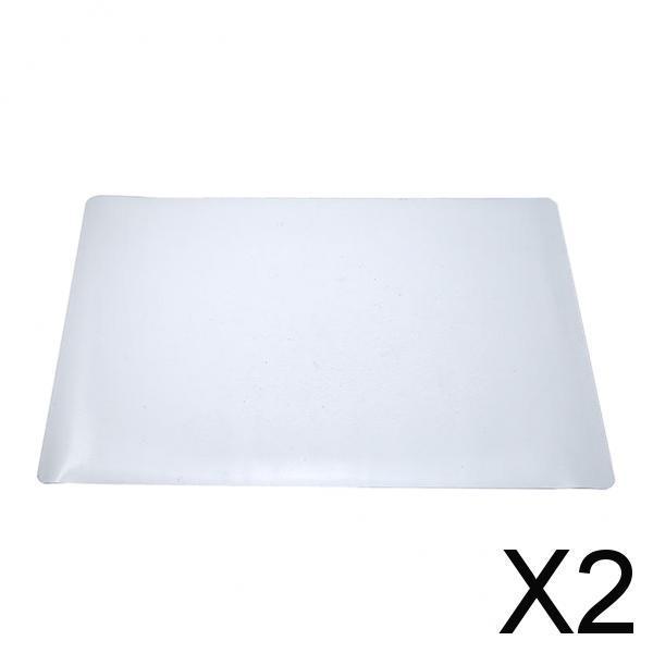 2xOffice Computer Carpet Protector Chair Mat 1.5mm Thick PVC Mat 40x60cm