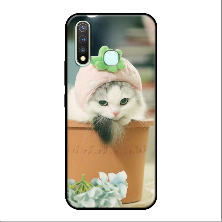 Ốp lưng điện thoại Vivo Y19 viền silicon dẻo TPU in hình Thú Cưng - Hàng chính hãng