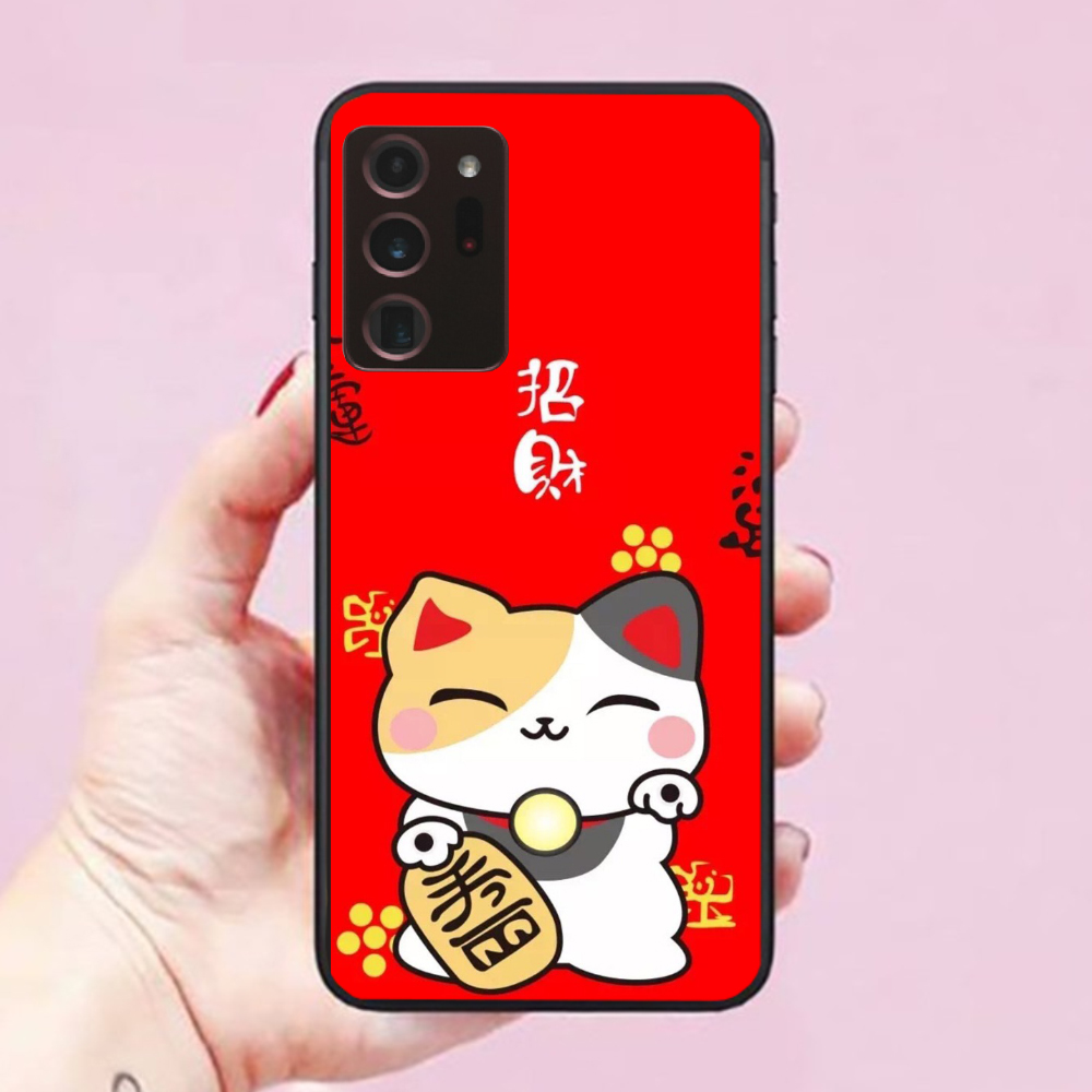 Ốp lưng điện thoại dành cho Ốp Lưng Samsung Galaxy Note 20 Ultra-5G Hình Mèo Thần Tài
