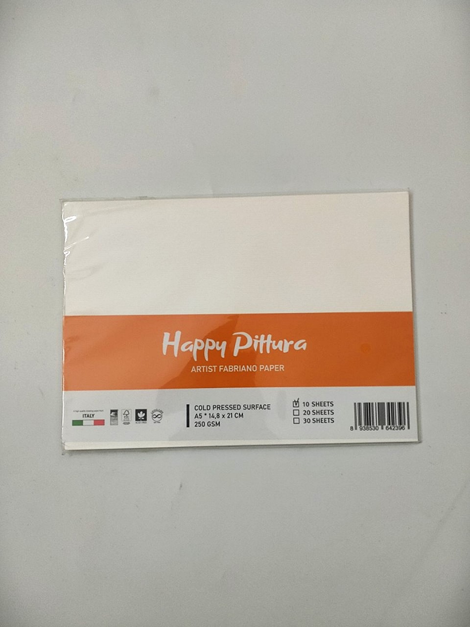 Giấy Vẽ Màu Nước Happy Pittura Paper Định Lượng 250gsm Vân Ngang - A3/A4/A5