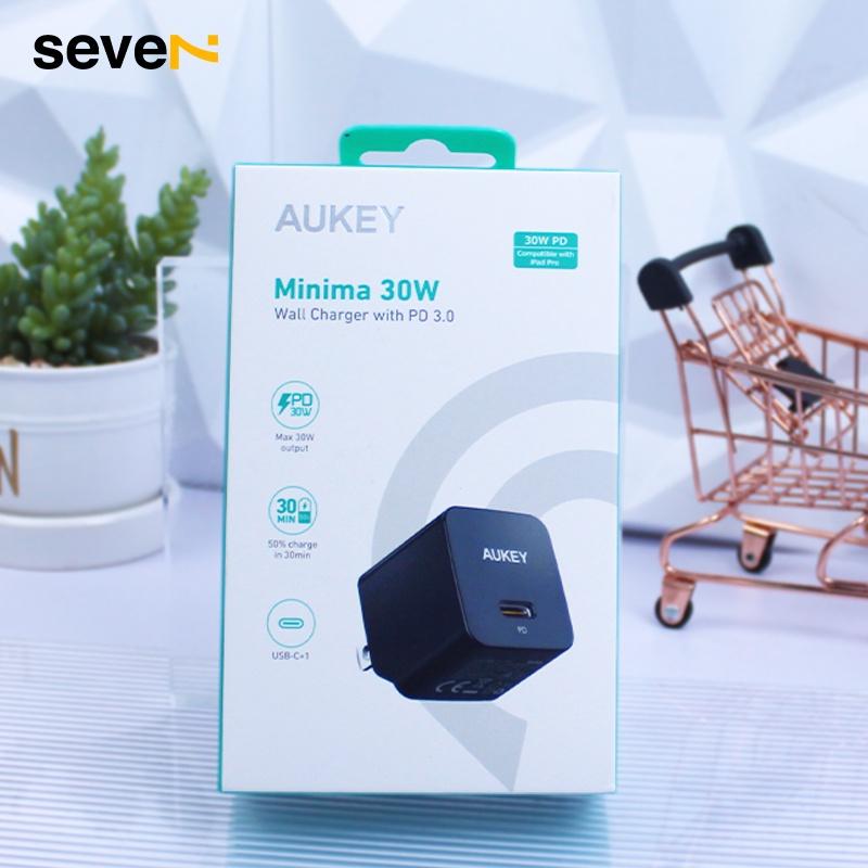 Củ sạc nhanh Aukey 30W PA-Y30s - Hàng Chính Hãng