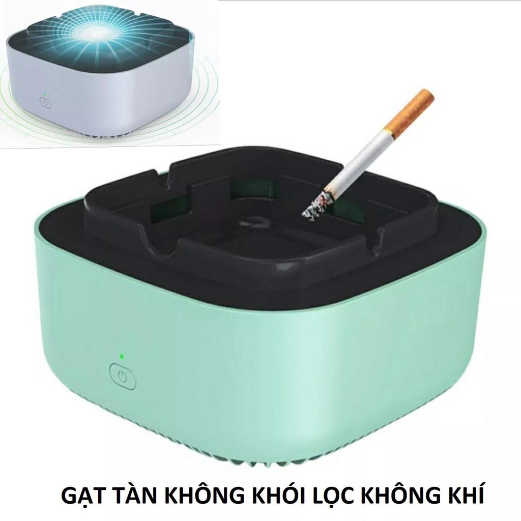 Gạt tàn không khói khử mùi lọc không khí ion âm hút khói tự động mẫu mới loại tốt