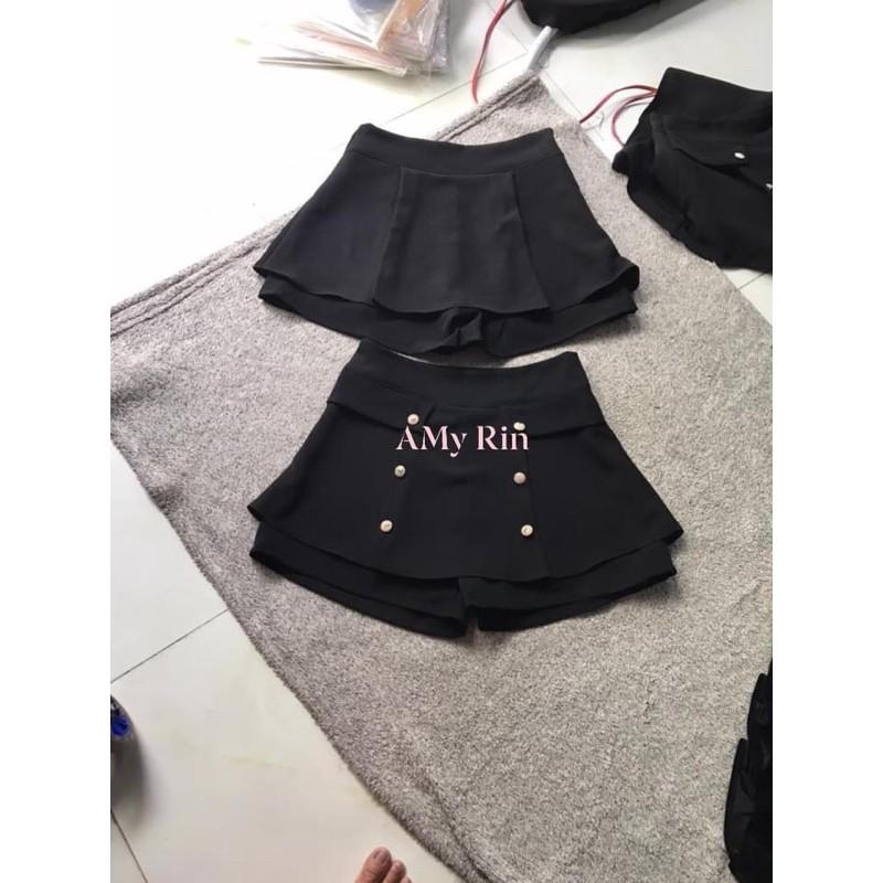 Quần váy bigsize khuy vải tuyết mưa