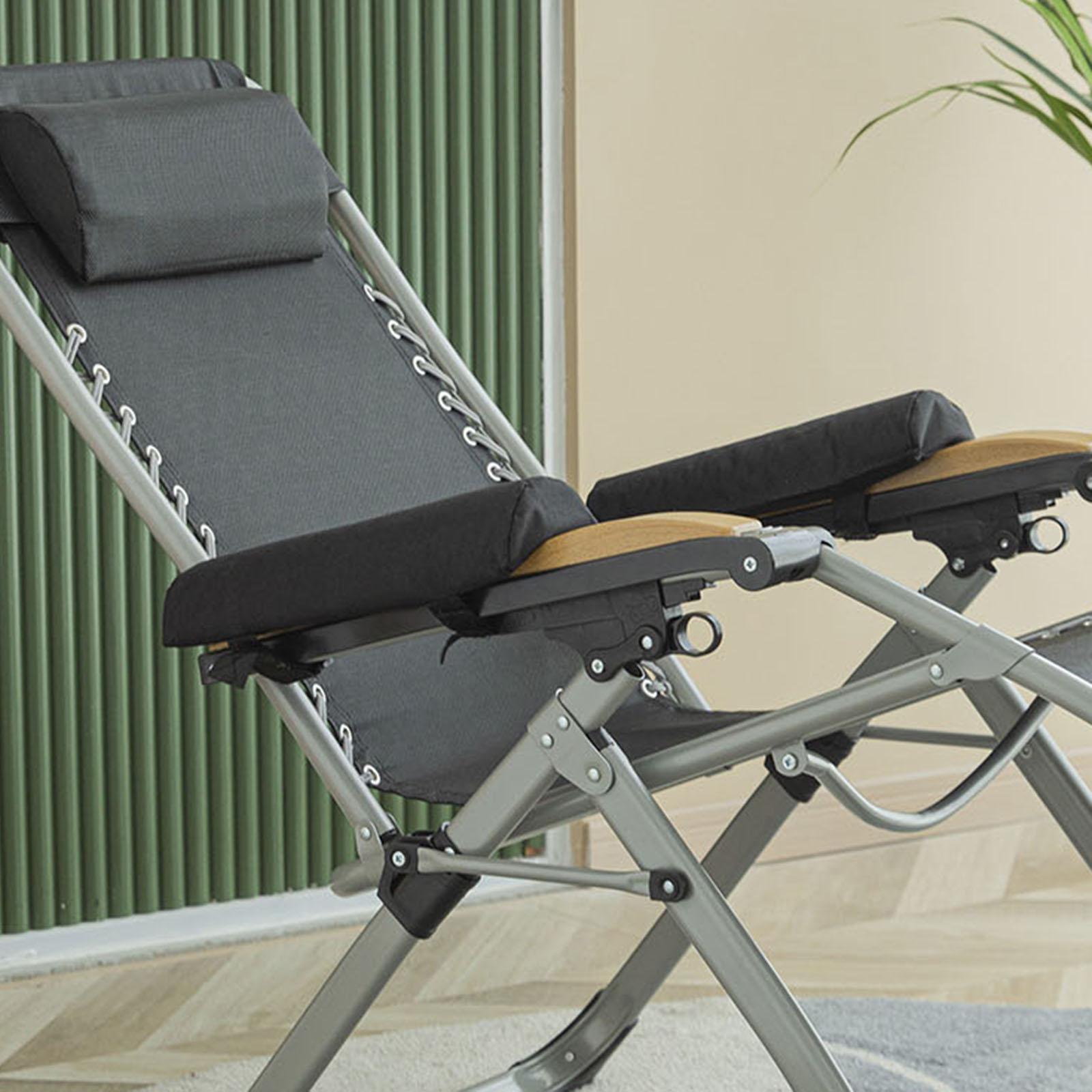 4PCS Folding Recliner Lounge Armrest Cushion Pad Elbow Pillow Armrest Cover