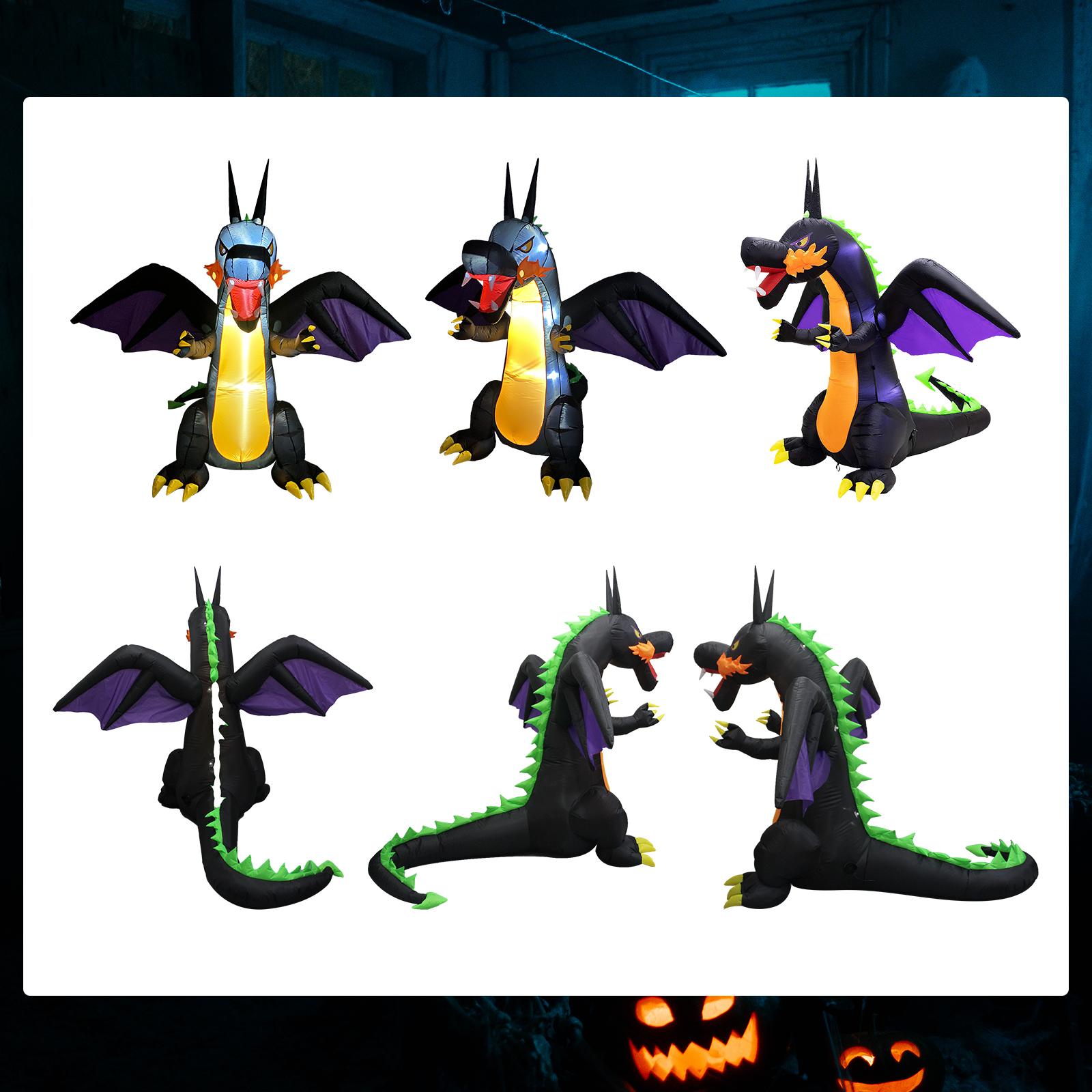 Dơi khủng long Halloween, để được ngoài trời, bơm hơi 6ft