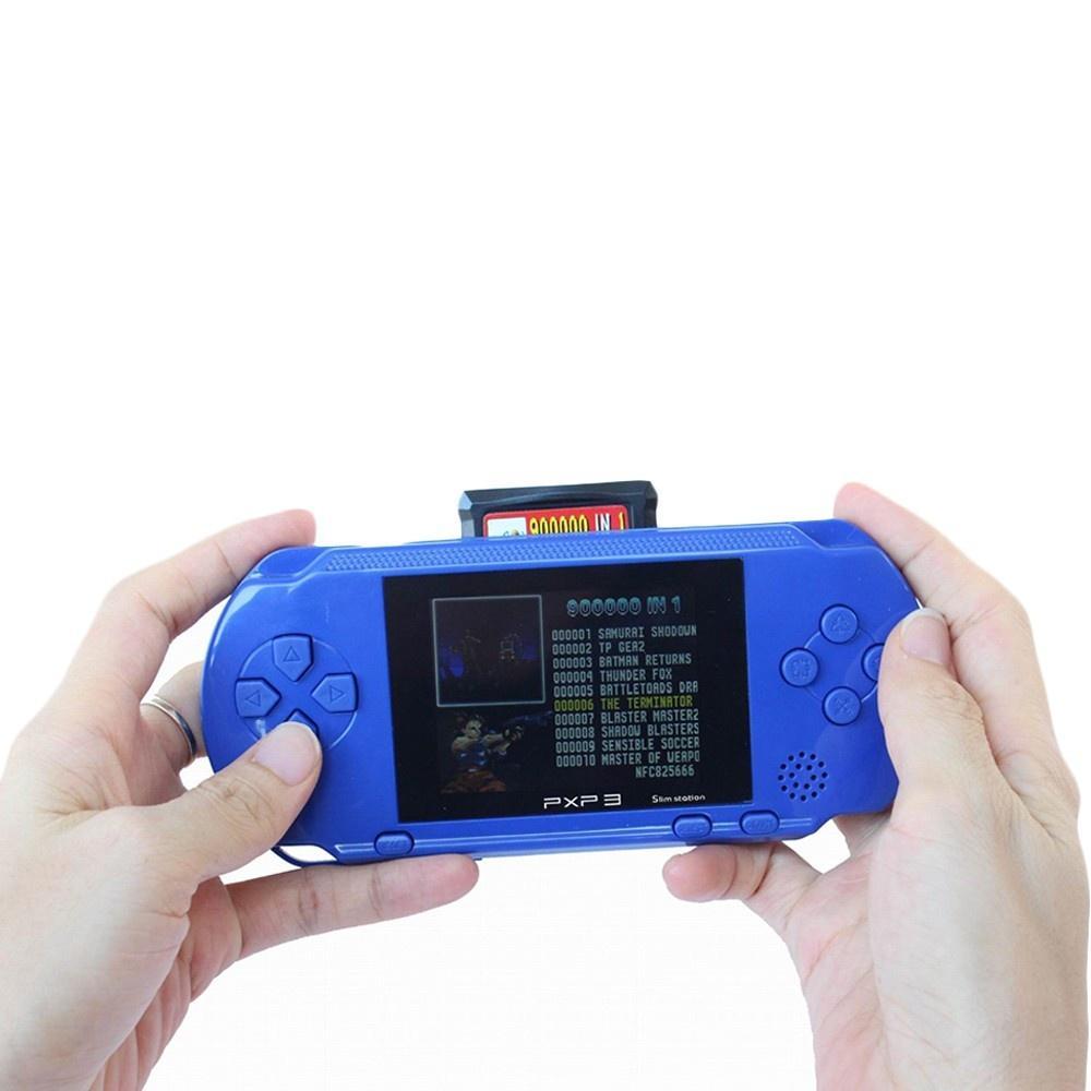 Máy Chơi Game Cầm Tay 16 Bit PXP3 Có 2 Thẻ Game Tích Hợp 156 Trò Chơi Cổ Điển