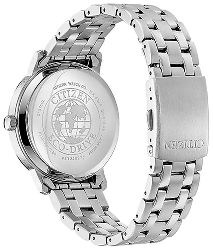 Đồng Hồ Nam Citizen Dây Thép Không Gỉ BM7460-88E - Mặt Đen