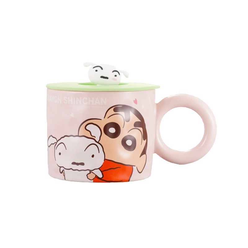 Ly Sứ Cao Cấp Hoạt Hình Crayon Shin Chan Thể Tích 400ml