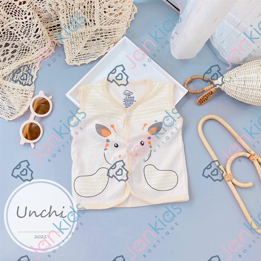 Áo gile nỉ loang UNCHI cao cấp cho bé trai, bé gái