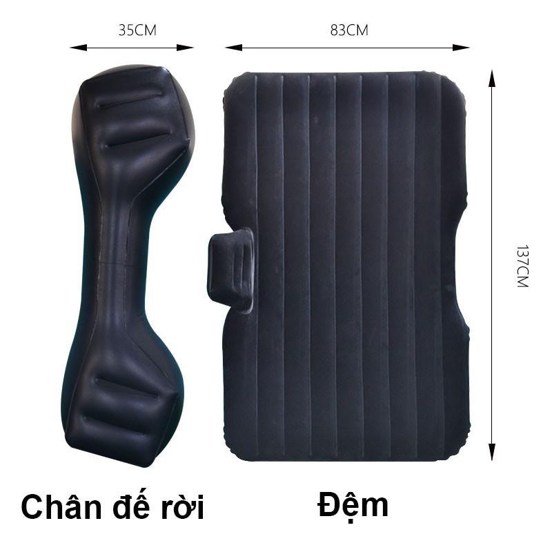 Đệm Hơi Ô Tô - Nệm Hơi Ô Tô Chân Đế Rời Tiện Dụng - Sản Phẩm Kèm Bơm Cắm Tẩu 12V