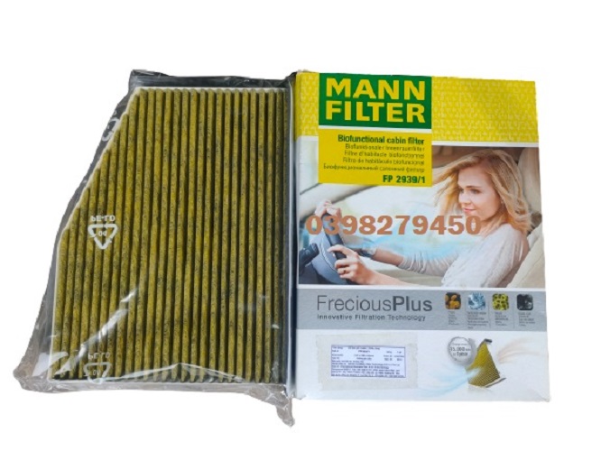 LỌC GIÓ ĐIỀU HÒA MANN FILTER CHO VM GROUP FP2939/1 (MÃ: 1K2 819 653; 1K2 819 653 A; 1K2 819 653 B; 1K2 819 669)