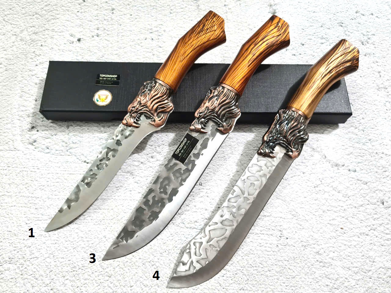 BỘ 3 DAO BẾP THÁI, LỌC KHÔNG RỈ MÃ K1TR16