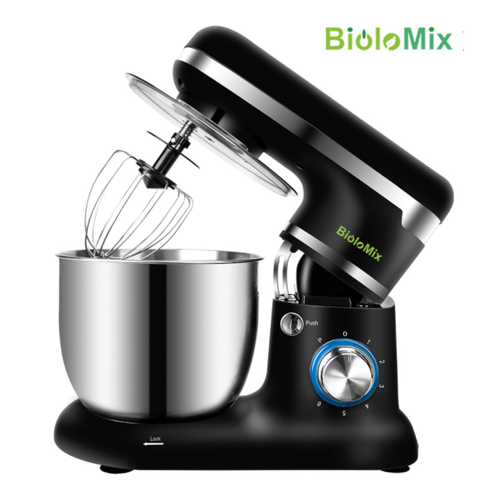 Máy trộn bột và đánh trứng 5 lít thương hiệu cao cấp BioloMix BM785LB - Công suất 1500W - HÀNG NHẬP KHẨU