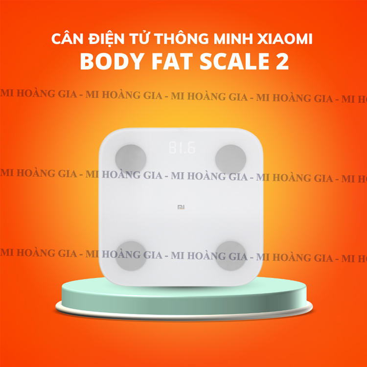 [Bản quốc tế] Cân điện tử thông minh Xiaomi Body Fat Scale 2 Universal (2019) - Hàng chính hãng