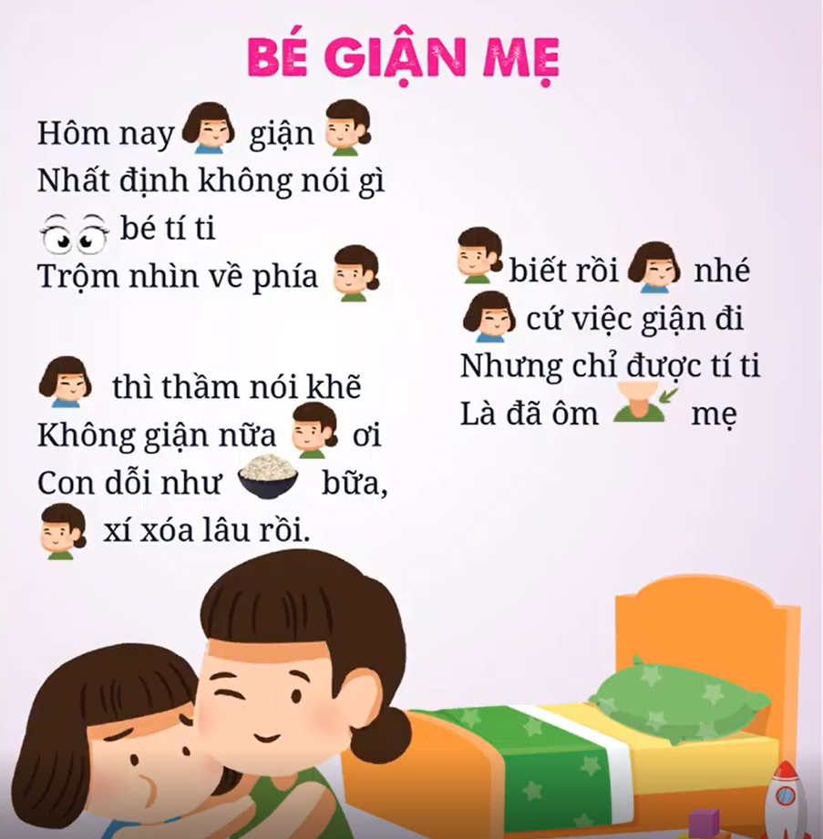 Sách Tương Tác Phát Triển Ngôn Ngữ - Thơ Tiềm Thức - Bé Nói Giỏi Đọc Thơ Tài - Song Ngữ Anh Việt Dành Cho Bé 1 Tuổi