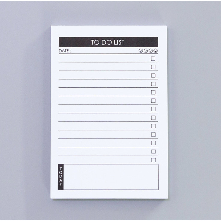 Tập Giấy Note Ghi Chú Kế Hoạch Ngày - To Do List (50 Tờ) Ver.2