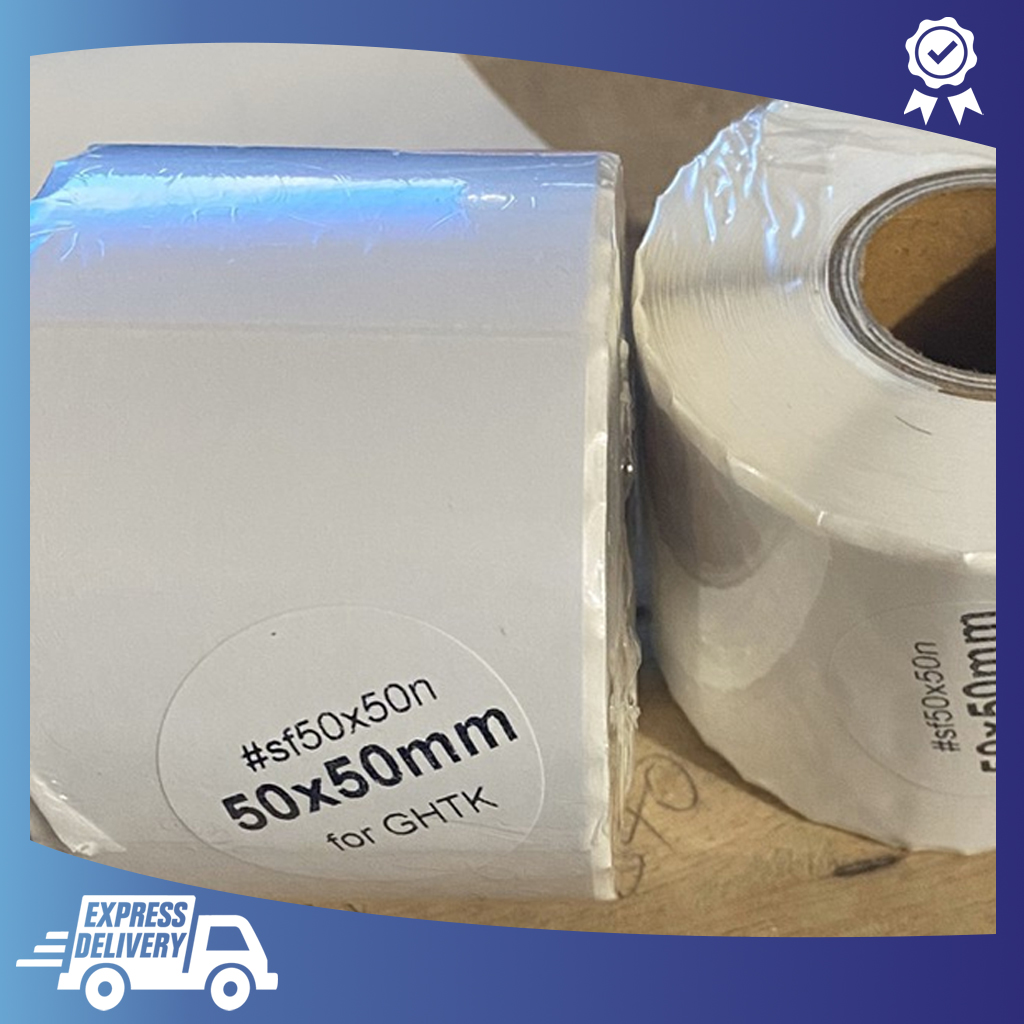 Tem nhiệt 50x50 - Giấy in đơn GHTK 50x50mm