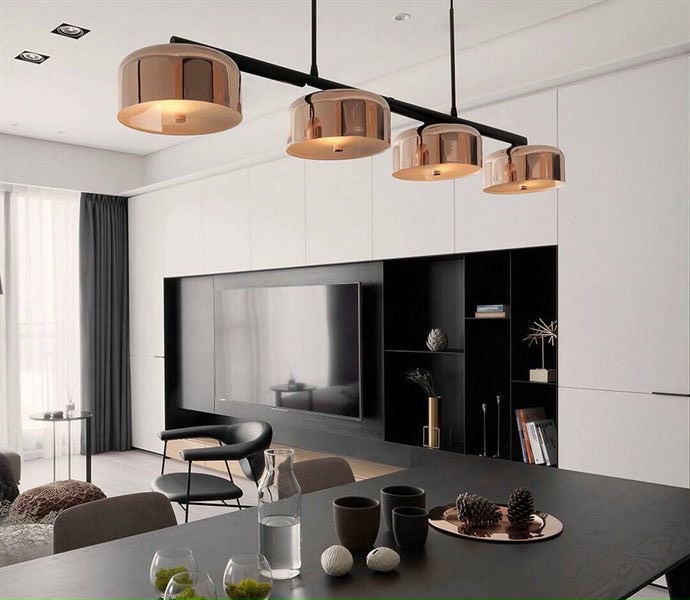 Đèn thả POTSA phong cách sang trọng để được 2 dáng dọc ngang tiện dụng - 9446.