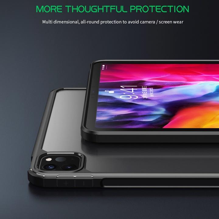 Ốp  cho iPad Pro 11, ốp iPad Pro 12.9 , iPad Air 4  TPU cao cấp lưng trong suốt - Mã TZAT922
