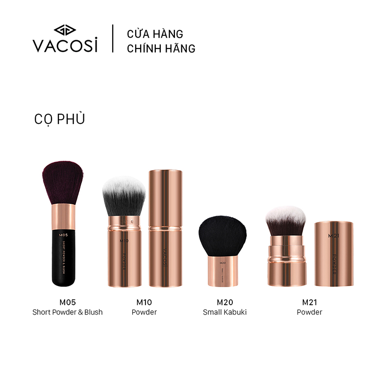 Cọ Tán Viền Mí VACOSI - E07 SHORT SHADER BRUSH