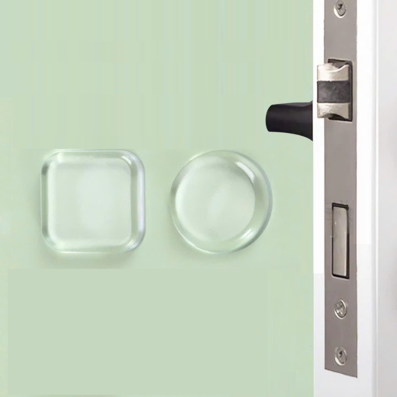 Miếng Silicone, Trong Suốt Dán Tường, Chống Va Đập Cánh Cửa và Đồ Vật, Tiện Dụng Trong Gia Đình, Văn Phòng. Takyhome 1700