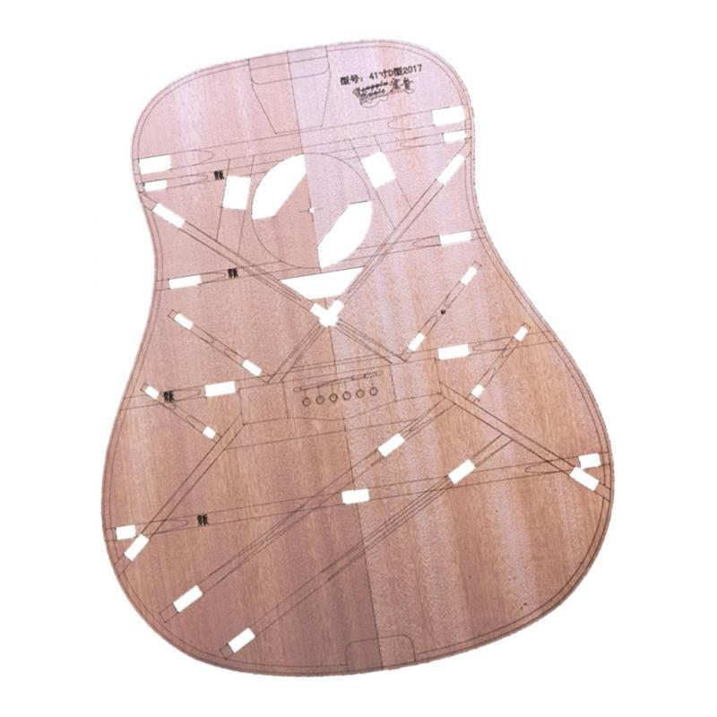 41inch Wood D Barrel Guitar Body Template 2.5mm Thickness Guitar Made Part