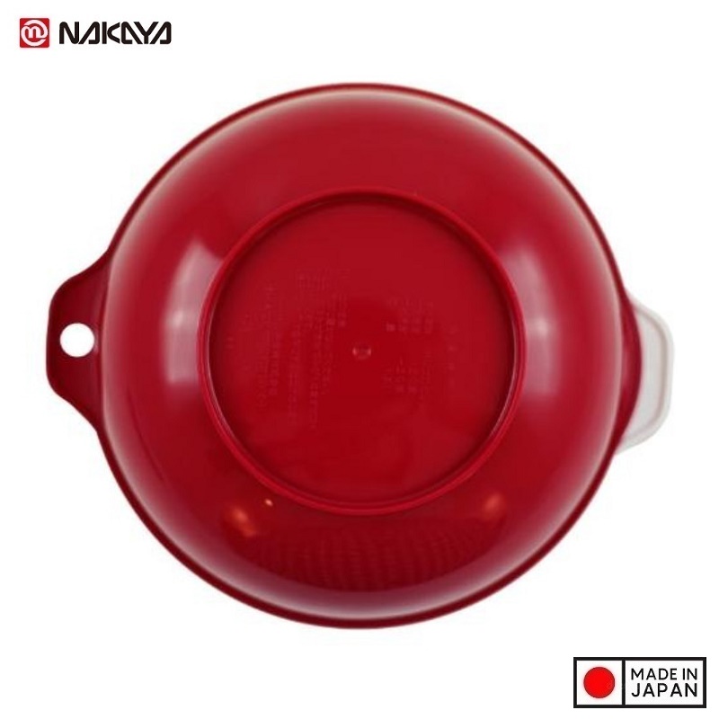 Bộ chậu rửa và rổ nhựa K534-1 màu trắng có lỗ thoát nước 1.5L Nội địa Nhật Bản