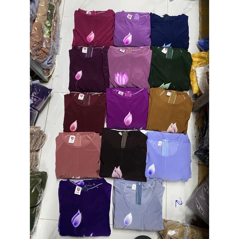 Đồ Lam Đi Chùa # Áo Dài Vải Thun # Quần Áo Nữ # Đồ Bộ Nữ
