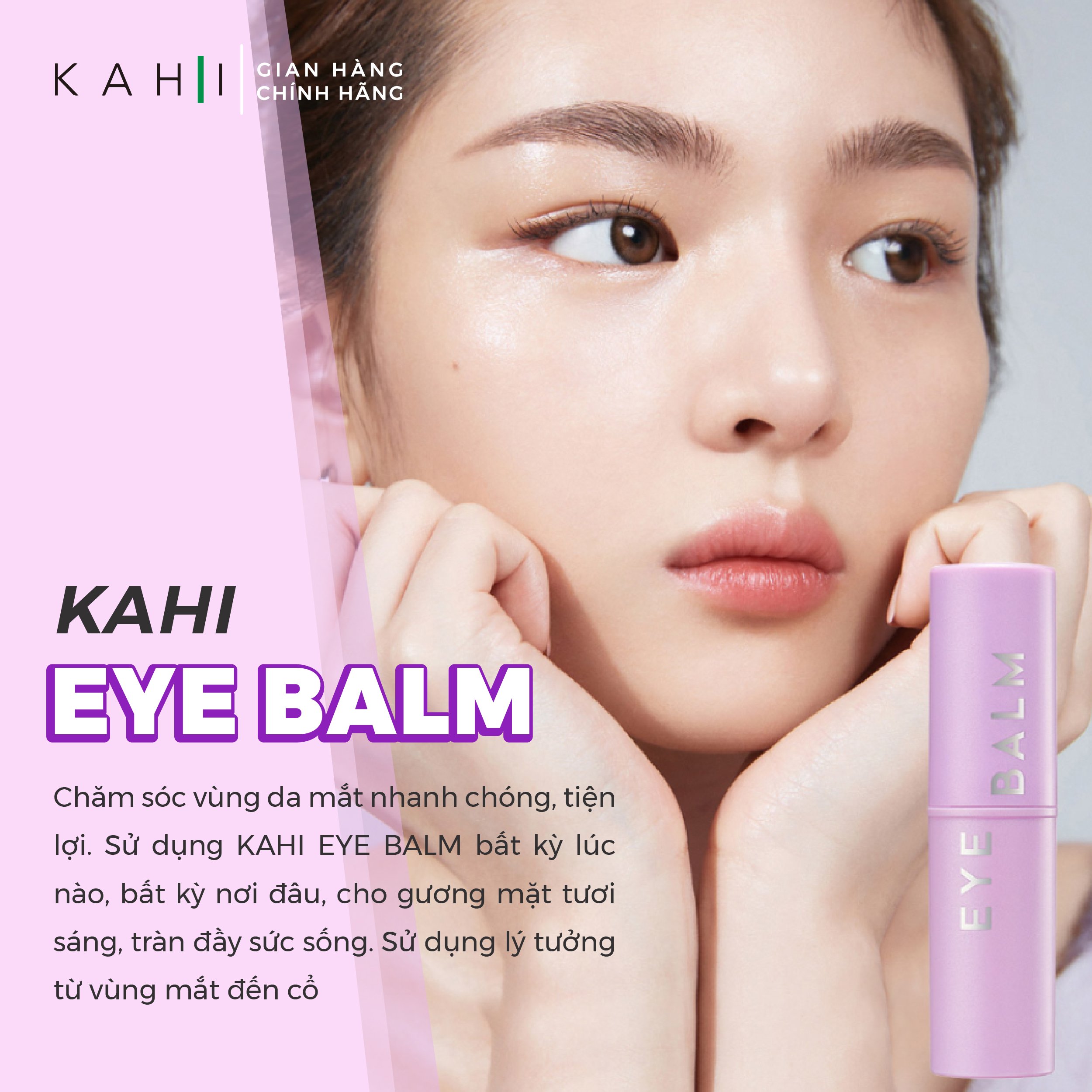 Sáp Dưỡng Ẩm Kahi Eye Balm - Cải Thiện Quầng Thâm Mắt 9g