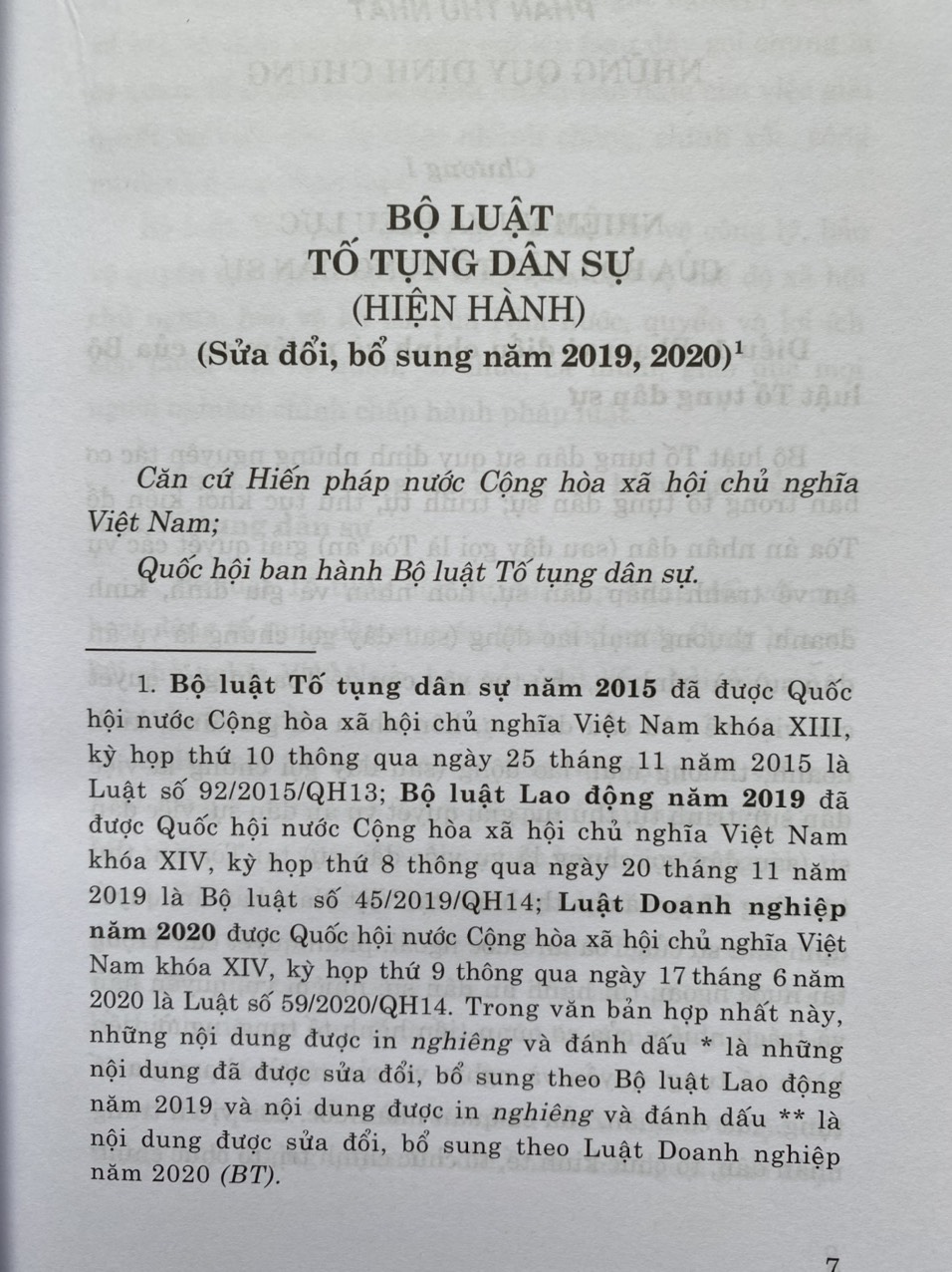 Bộ Luật Tố Tụng Dân Sự