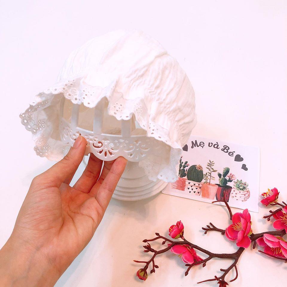 Mũ tiểu thư cho bé - đũi trơn