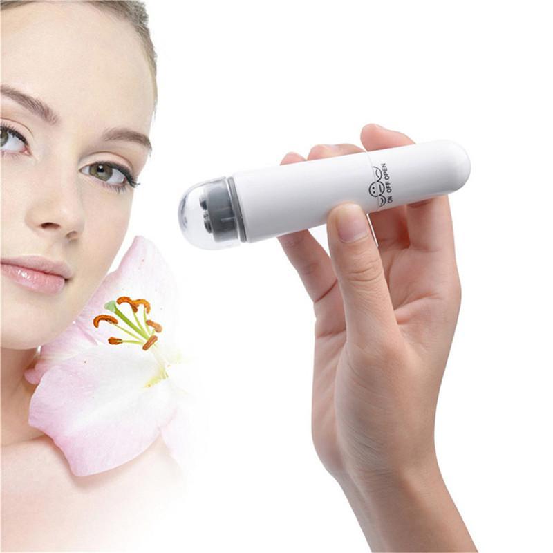 Máy mát xa mini máy cầm tay (Tặng Kèm Pin AA) massage dạng bút điện mát xa mắt 4 đầu (10x2,5cm)