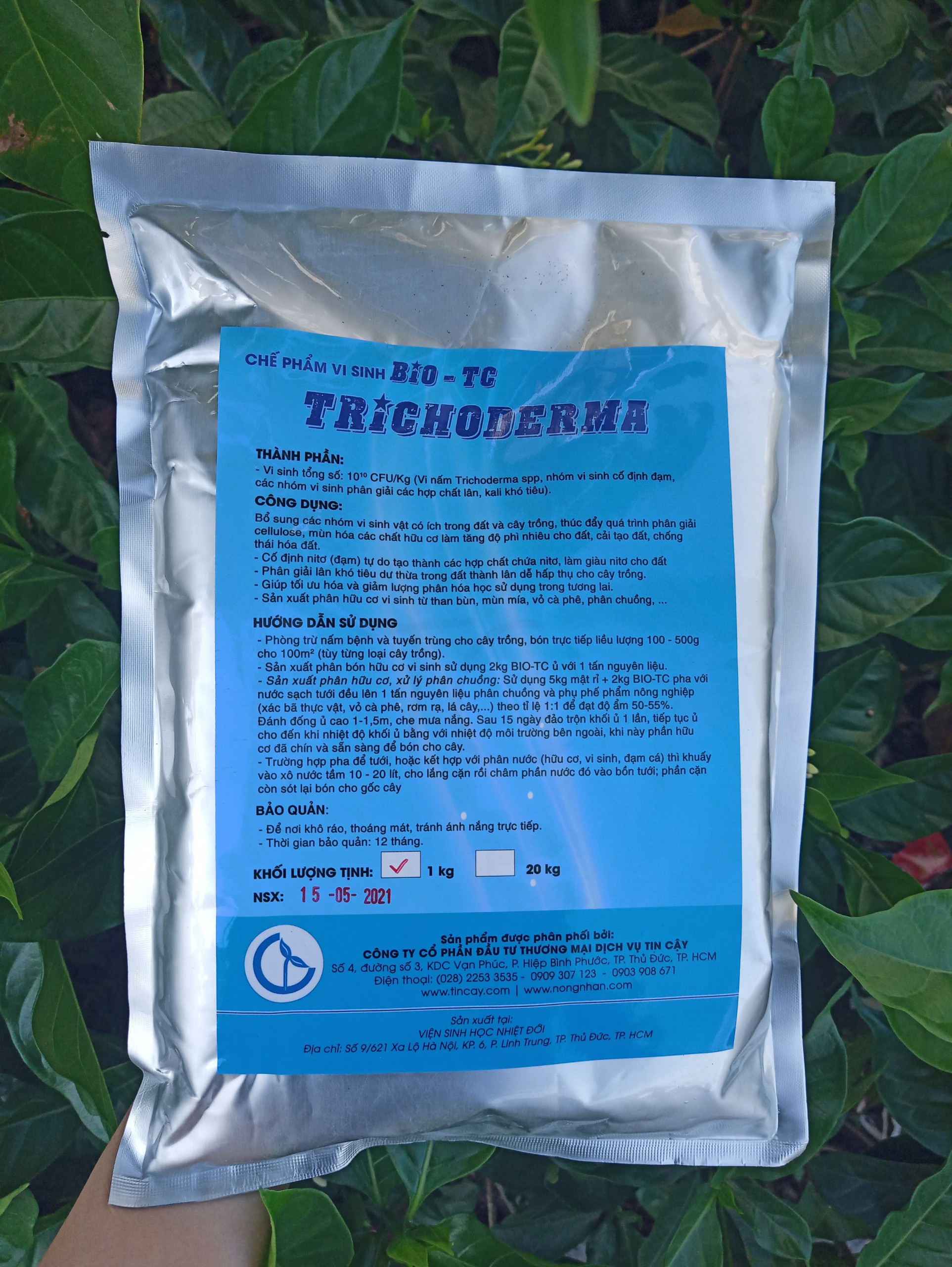 Chế Phẩm Vi Sinh Trichoderma Gói 1kg Ngăn Ngừa Nấm Bệnh