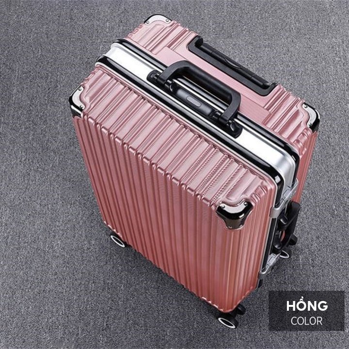 Vali Du Lịch Khung Nhôm Vỏ Nhựa PC ABS Đàn Hồi Cao Cấp Chống Bể Vỡ Chống Rạch Khóa 3 Lớp Bảo Hành Đổi Mới