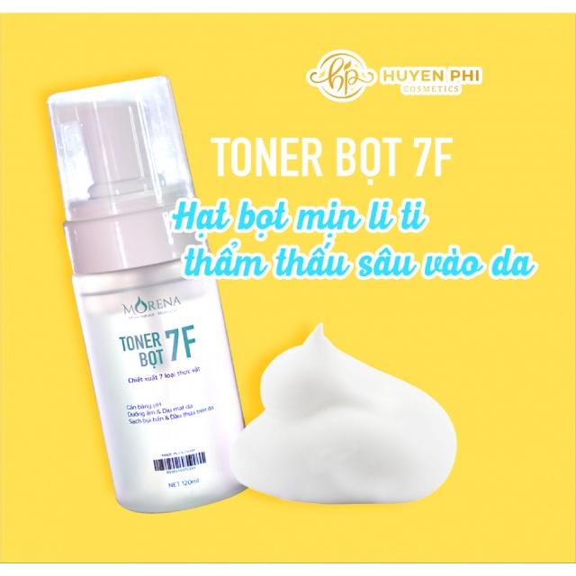 Toner tạo bọt 7F Huyền Phi 120ml tác dụng cân bằng PH, dưỡng ẩm, làm mát, dịu da và se khít lỗ chân lông