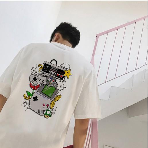 Áo tay lỡ unisex phong cách game thủ Siêu Chất