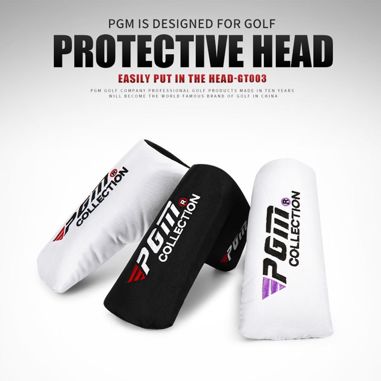 Golf Club Head Cover Wear Scratch Resistant Nylon Protective Portable Golf Club Headcovers Golf Putter Club Cover