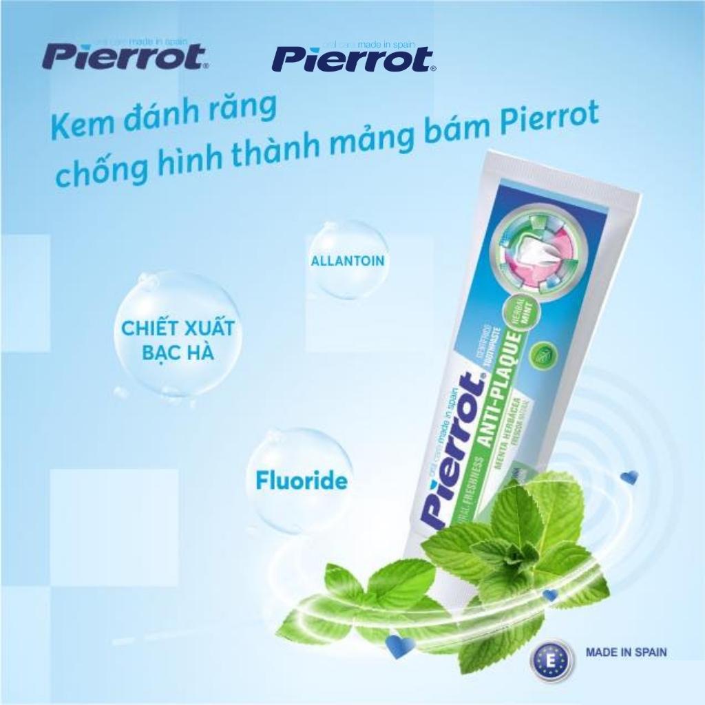 Kem đánh răng chống hình thành mảng bám Pierrot