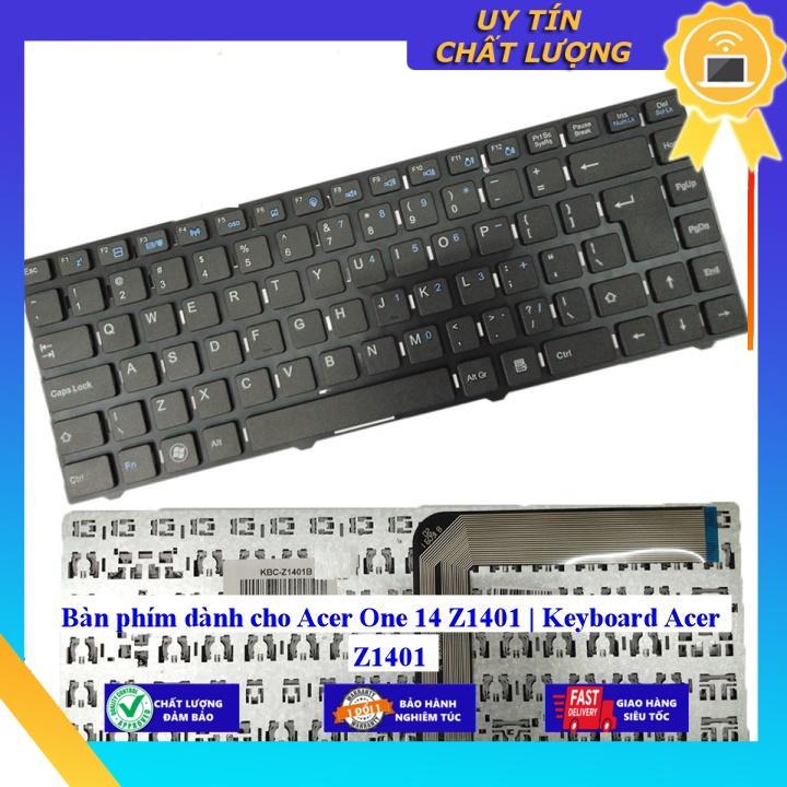 Hình ảnh Bàn phím dùng cho Acer One 14 Z1401 | Keyboard Acer Z1401  - Hàng Nhập Khẩu New Seal