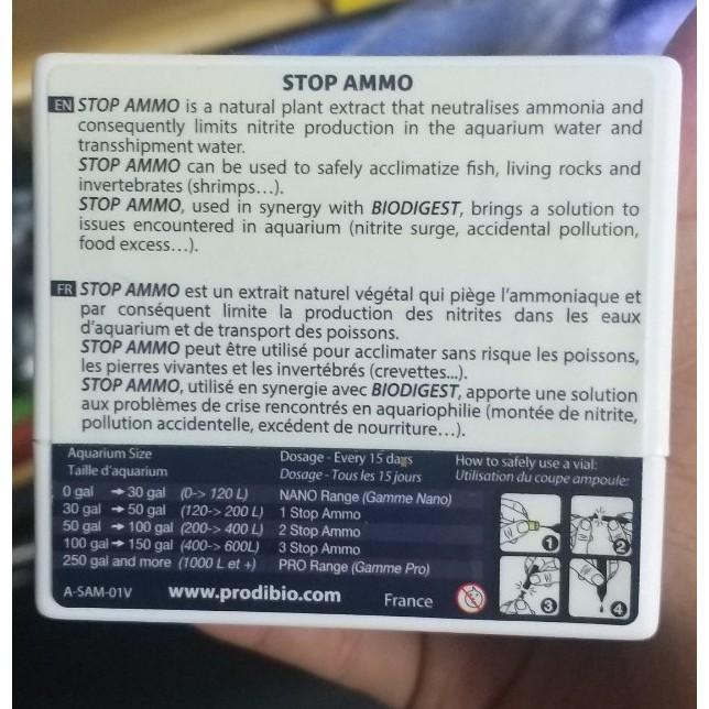 Bio STOP AMMO cho hồ thủy sinh - Vi sinh Cao cấp hồ cá - Vi sinh Hồ thủy sinh- hồ nước mặn