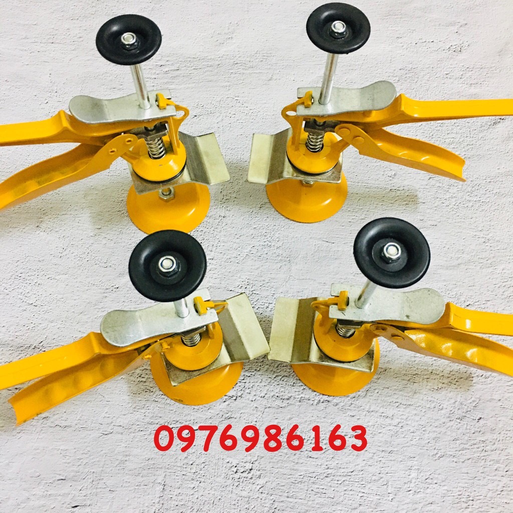 Bộ 4 chiếc kích nâng gạch 1 trụ kê kích nâng gạch - con đội gạch 1 trụ