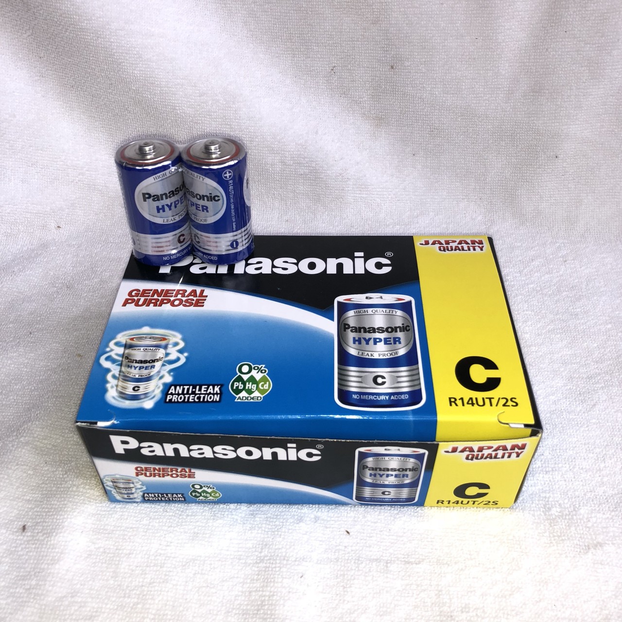Hộp pin gồm 12 vỉ pin Hyper Panasonic R14UT/2S
